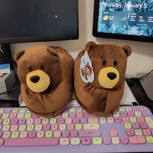 Salesforce Cody Bear Plush Slippers